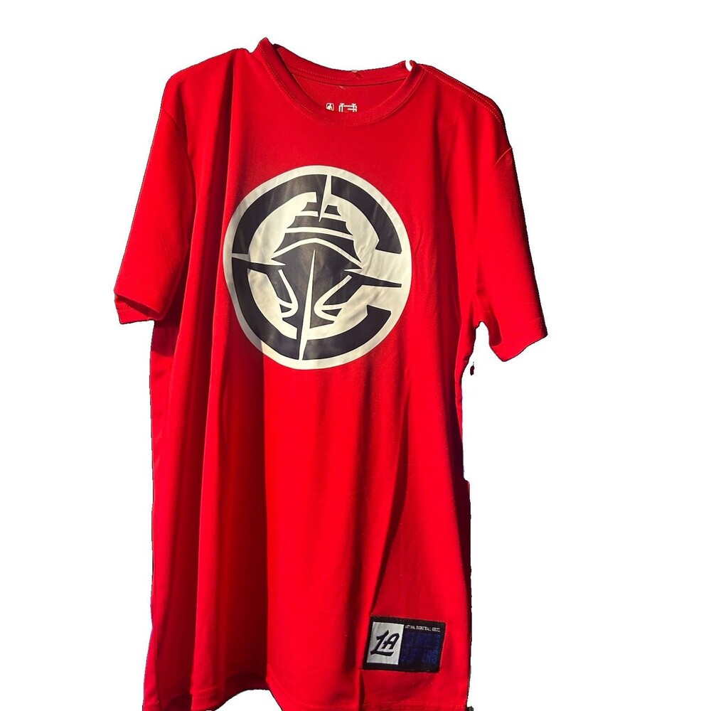 Ultra Game Los Angeles Clippers NBA Red Short Sleeve T-Shirt - Mens Size L - NWT